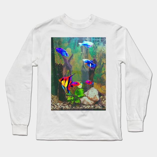 Aquarium Long Sleeve T-Shirt by danieljanda